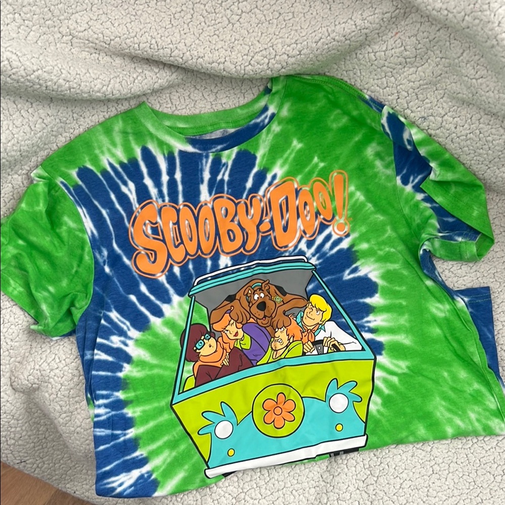 Green Scooby-Doo Tie-Dye Tee